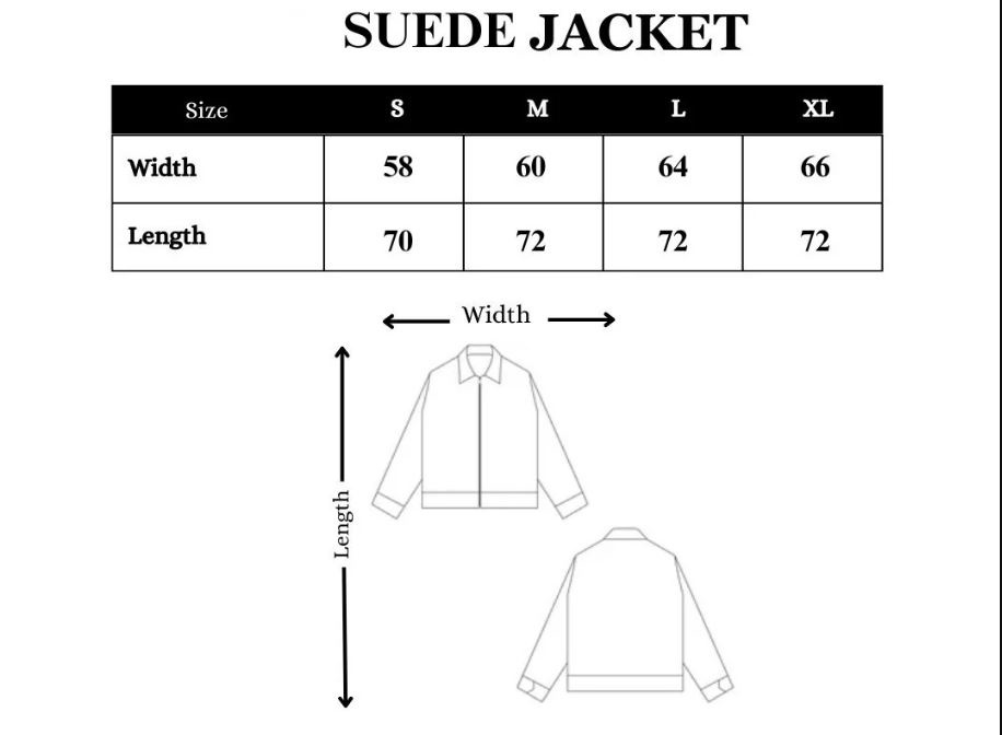  Dark brown Suede Jacket for women