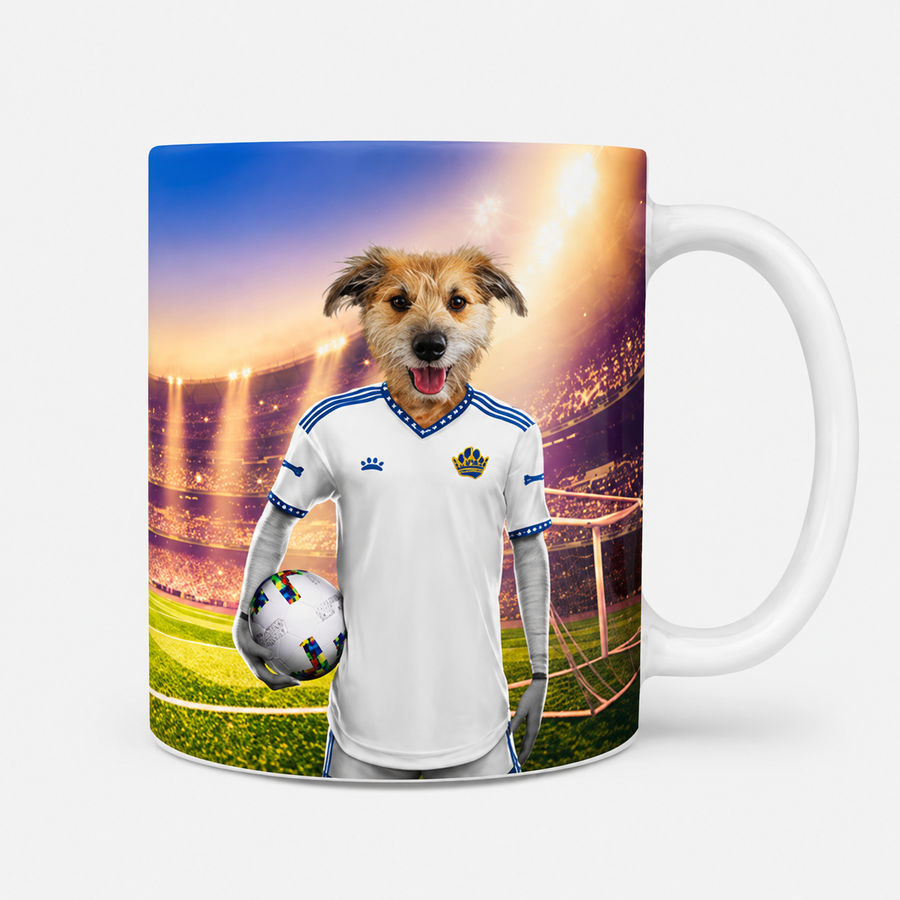 custom football paw mug