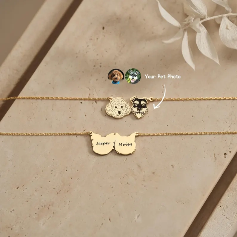Engraved Pet Portrait bracelet