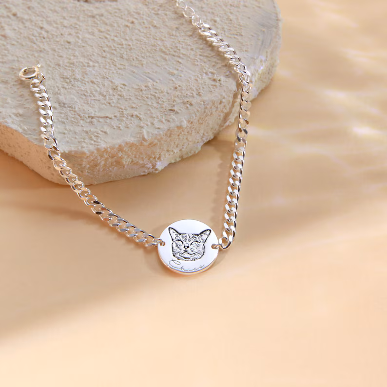 Custom Pet Portrait Bracelet