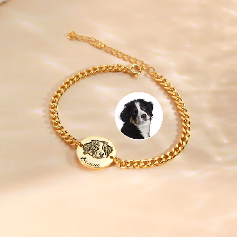 Custom Pet Portrait Bracelet