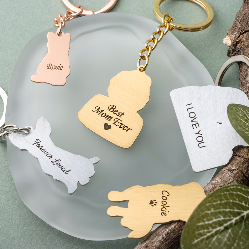 Custom Pet Photo Keychain