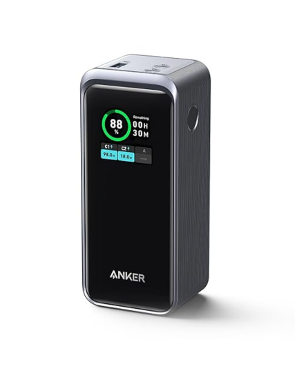 Anker Prime Power Bank, 20,000mAh Portable Charger with 200W 