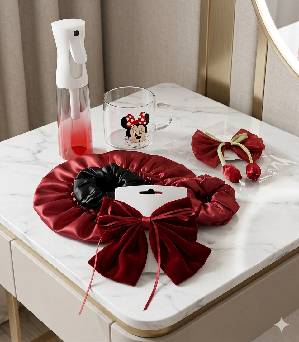 Satin Wine Collection مجموعه الأحمر القرمزي المميزة