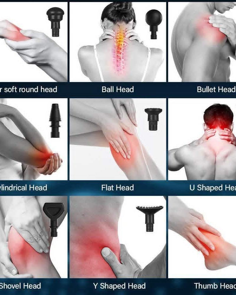 مسدس المساج 4 غيارات