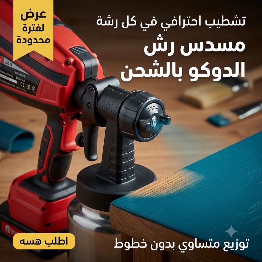 مسدس رش الدوكو بالشحن اللاسلكي