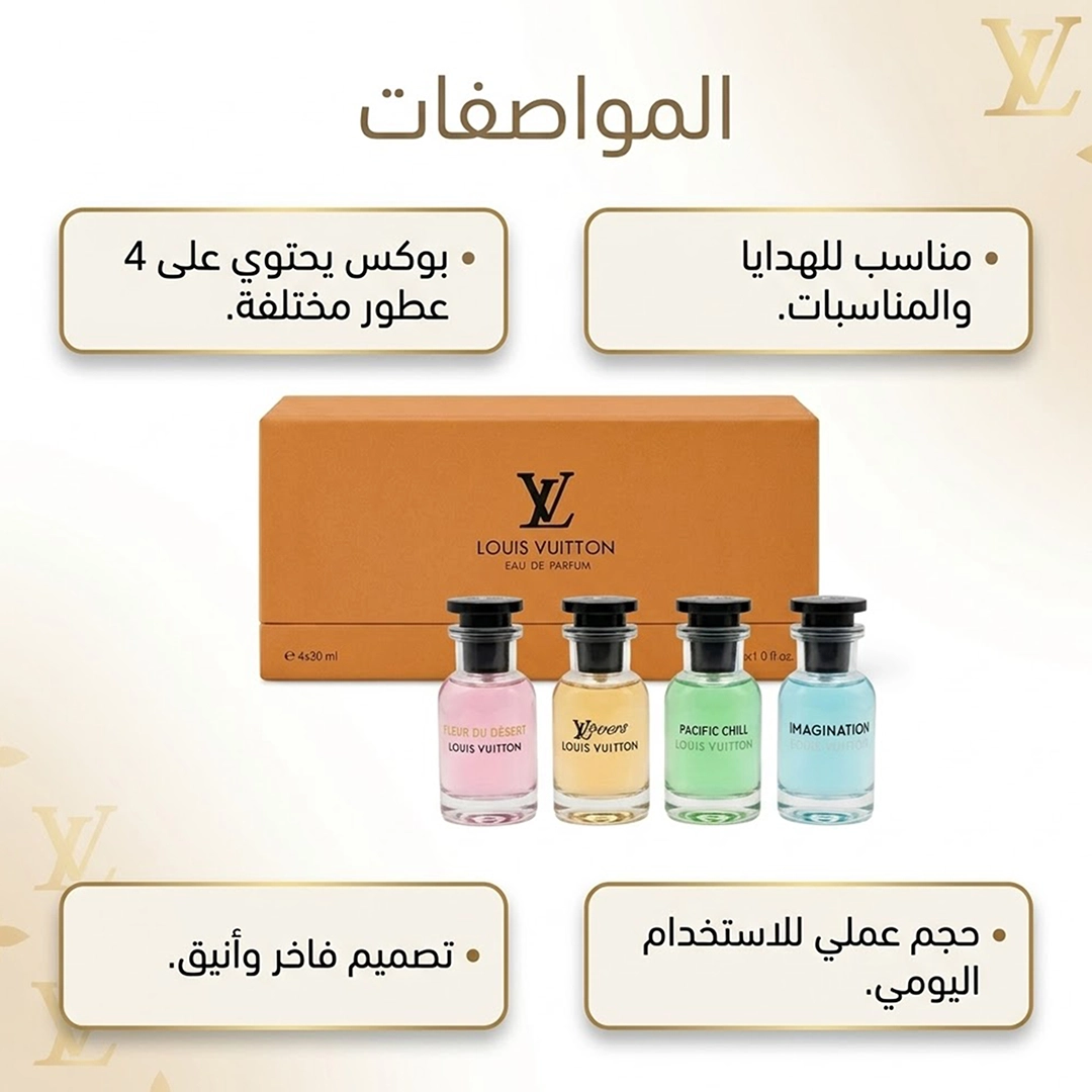 بوكس عطور لويس فيتون الفاخر (للجنسين) 