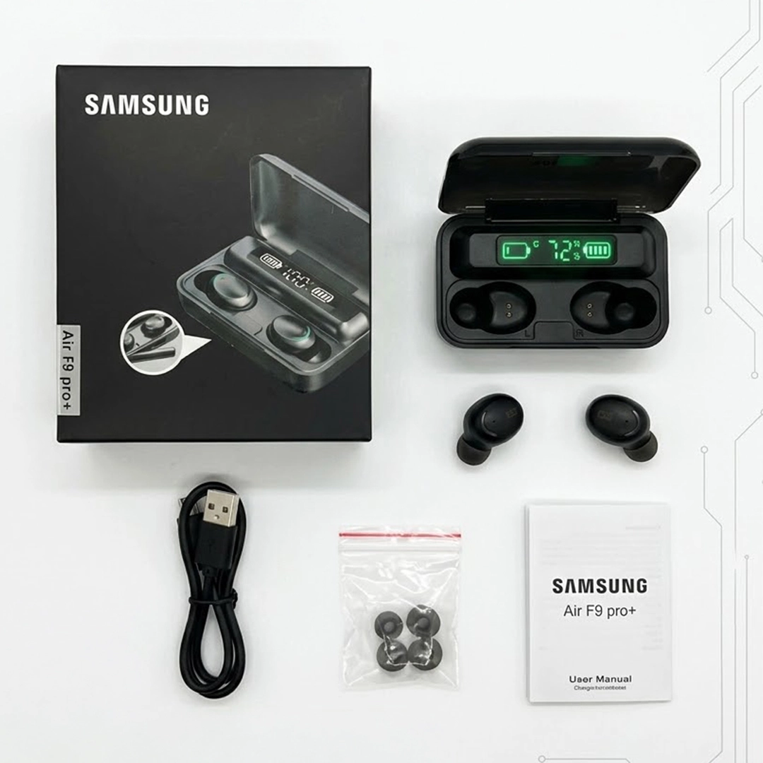 سماعة Samsung Air F9 Pro بصوت محيطي 8D