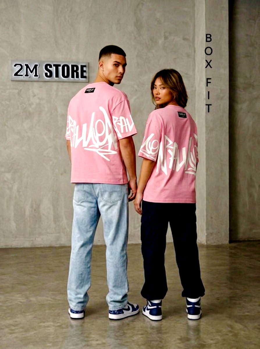 تيشرت بوكس فيت خامه بوليفار قطن Unisex