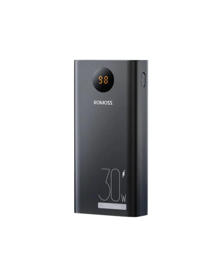 Romoss PEA30 Power Bank 30000mAh - USB-C, USB Ports - Black