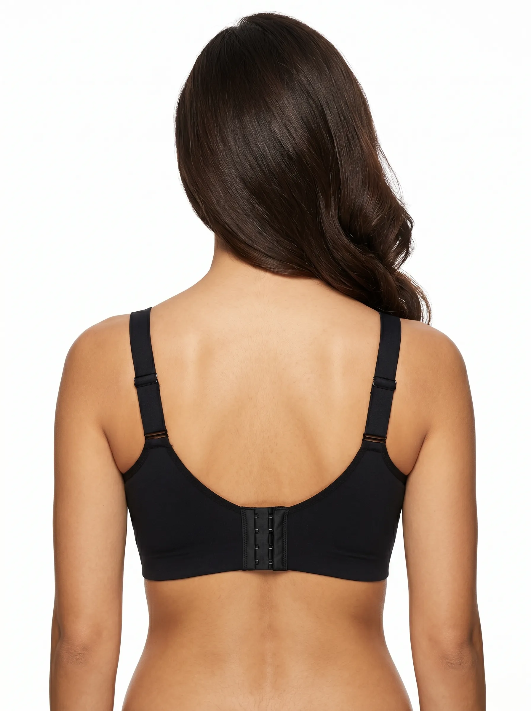 Floral Lace Mesh Overlay Bra