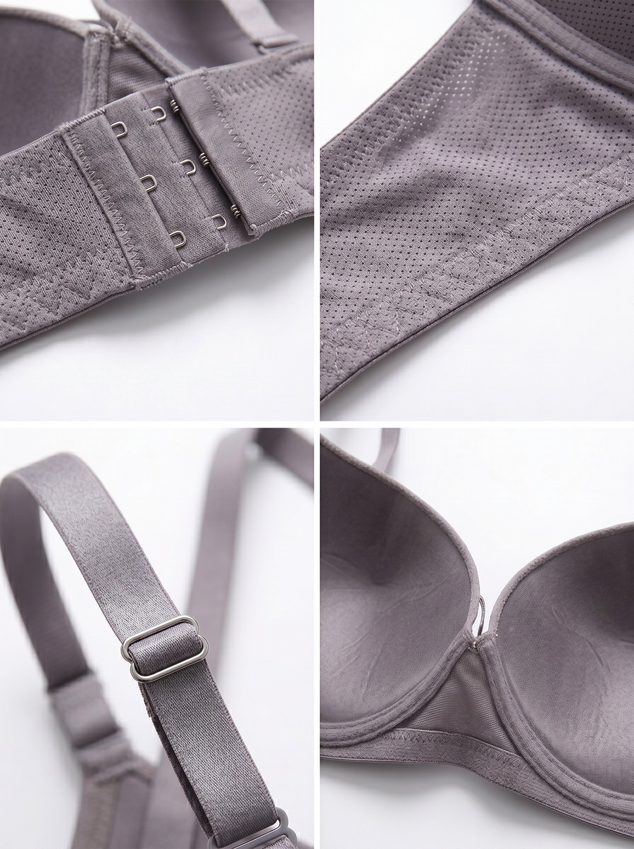 Classic Textured Full Coverage Bra