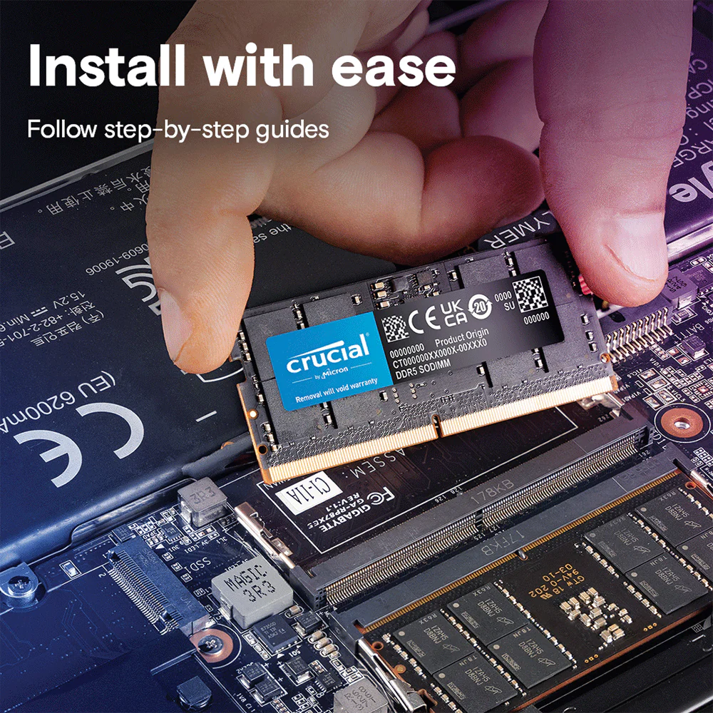 Crucial RAM DDR5 For Laptop 16GB Bus 5600 MHz