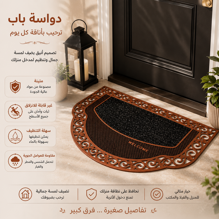 دعاسة باب PVC للمداخل