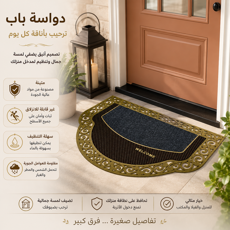 دعاسة باب PVC للمداخل