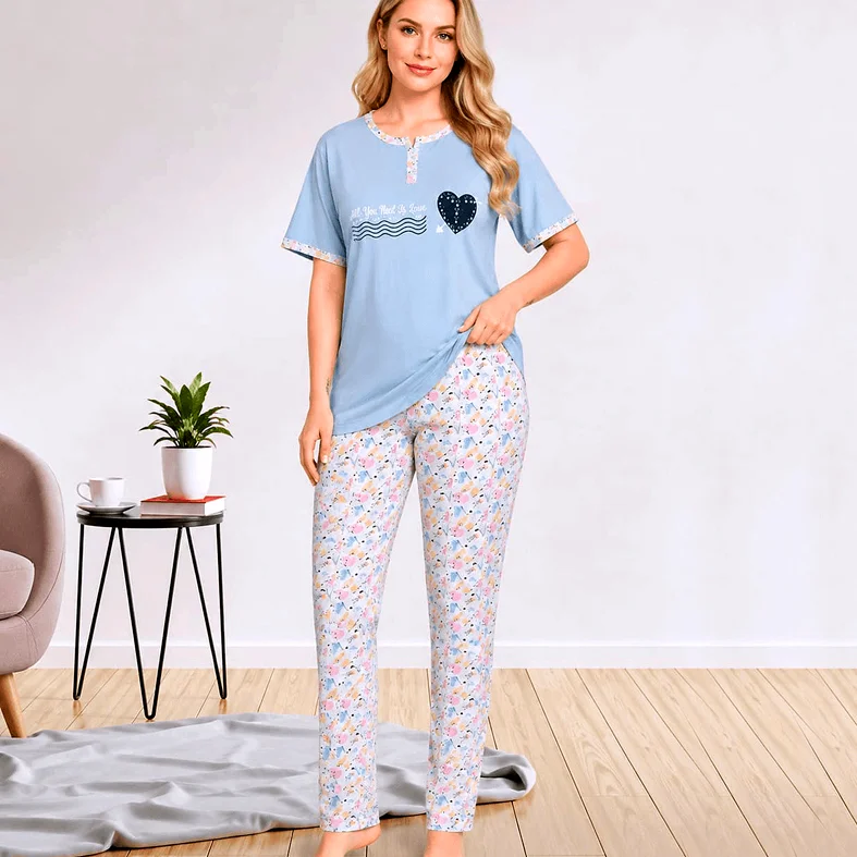 Heart pajamas