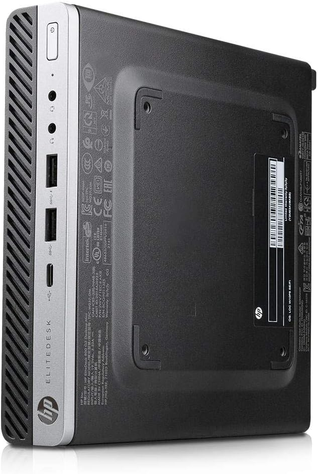 HP EliteDesk 800 G5 Mini High-Performance Desktop Intel Core i5-9500T 16GB RAM 512GB SSD Windows 11 Pro (Used)