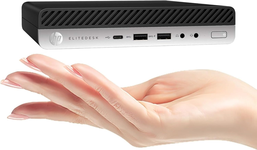 HP EliteDesk 800 G5 Mini High-Performance Desktop Intel Core i5-9500T 16GB RAM 512GB SSD Windows 11 Pro (Used)