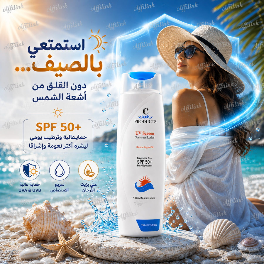 لوشن الحماية من الشمس SPF 50+ 