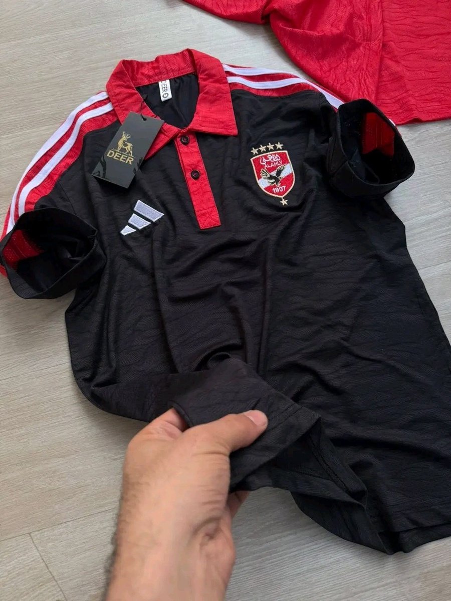 تيشيرت الاهلي اسود بولو 2026