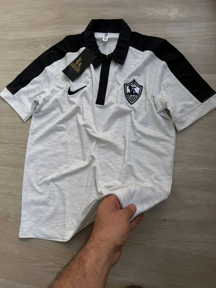 تيشيرت الزمالك ابيض بولو 2026