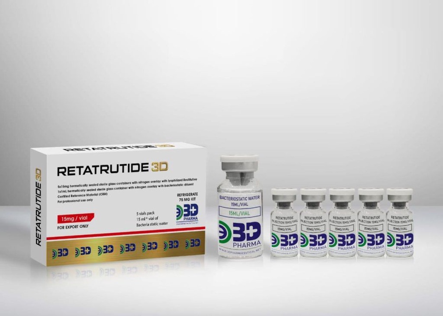 3D - Retatrutide 15mg vial