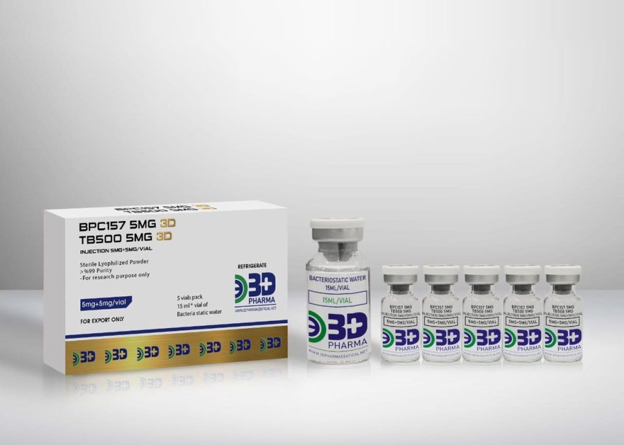 3D - TB500 5mg + BPC 157 5mg Vial