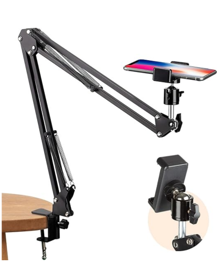 Professional Mobile Universal Stent Overhead Phone Holder 