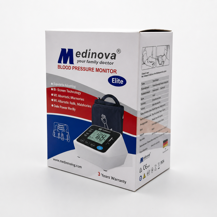 جهاز قياس ضغط الدم الرقمي Medinova Elite P31 - أوتوماتيك للمنزل