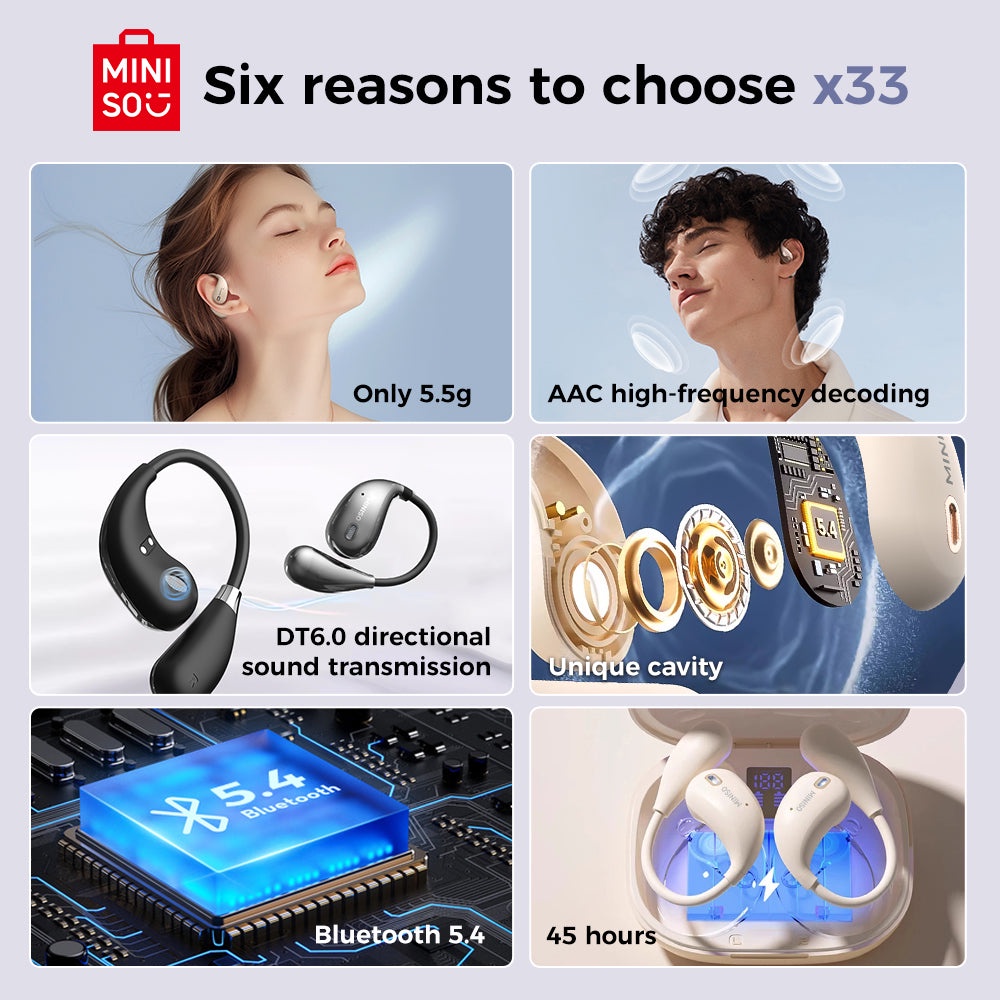 سماعة MINISO X33 للترجمة الفورية الذكية