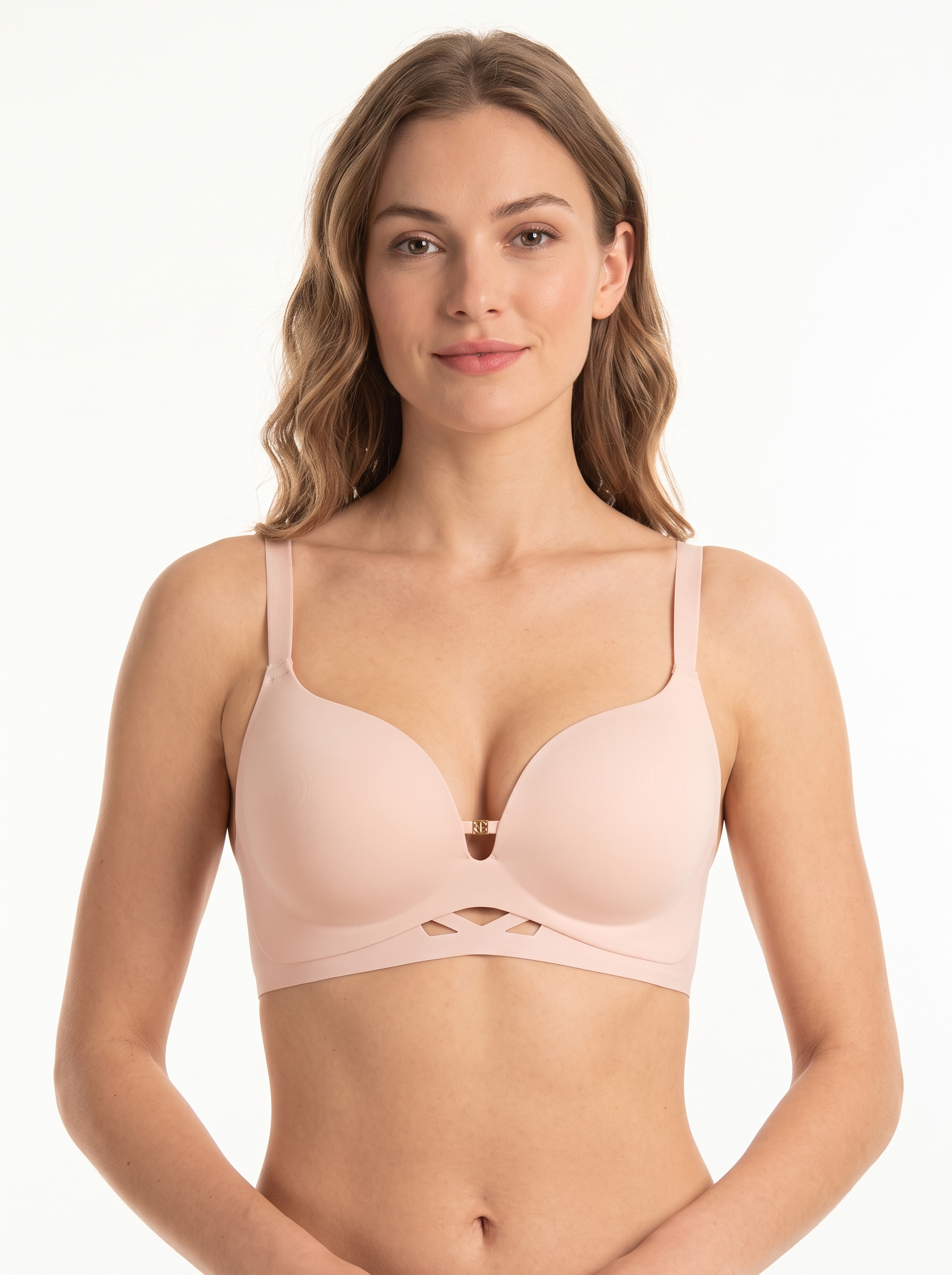 Seamless Laser Cut Plunge Bra