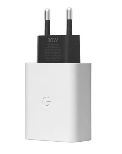 Google 30W USB C Fast 2 Pins Charger White