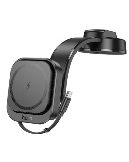 HOCO Magnetic Fast Charge 15 W Car Holder with Dashboard Console (Retractable)