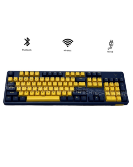 Rapoo V500 Pro TM Wireless Mechanical Gaming Keyboard YELLOW