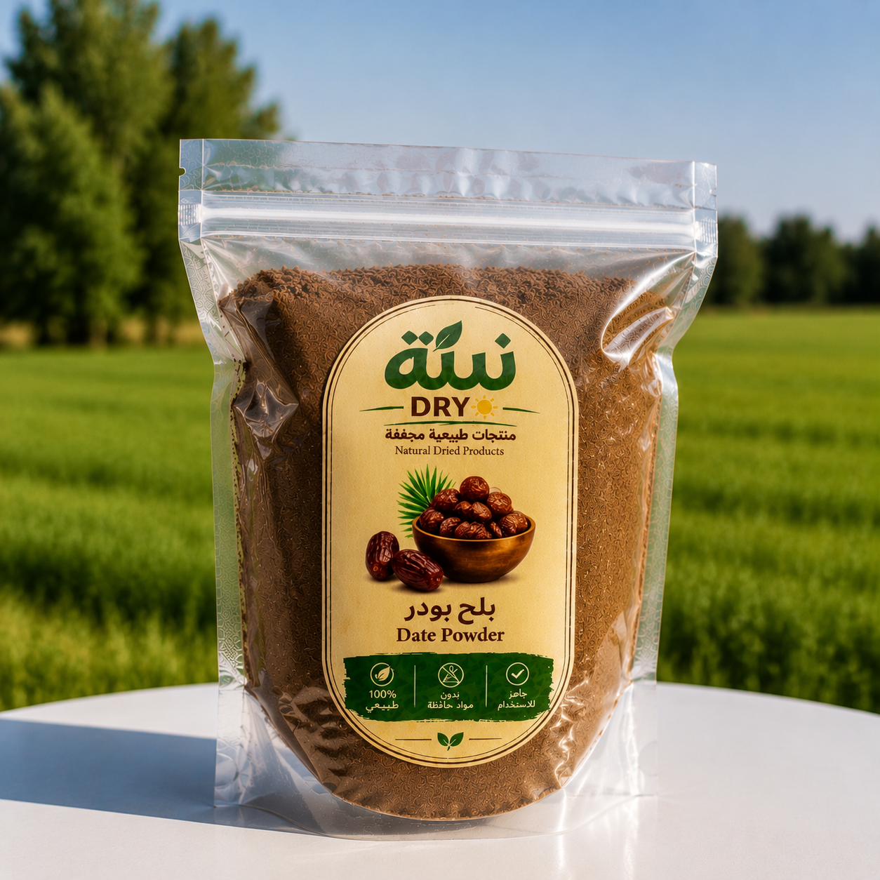 بلح بودر طبيعي 100% 
