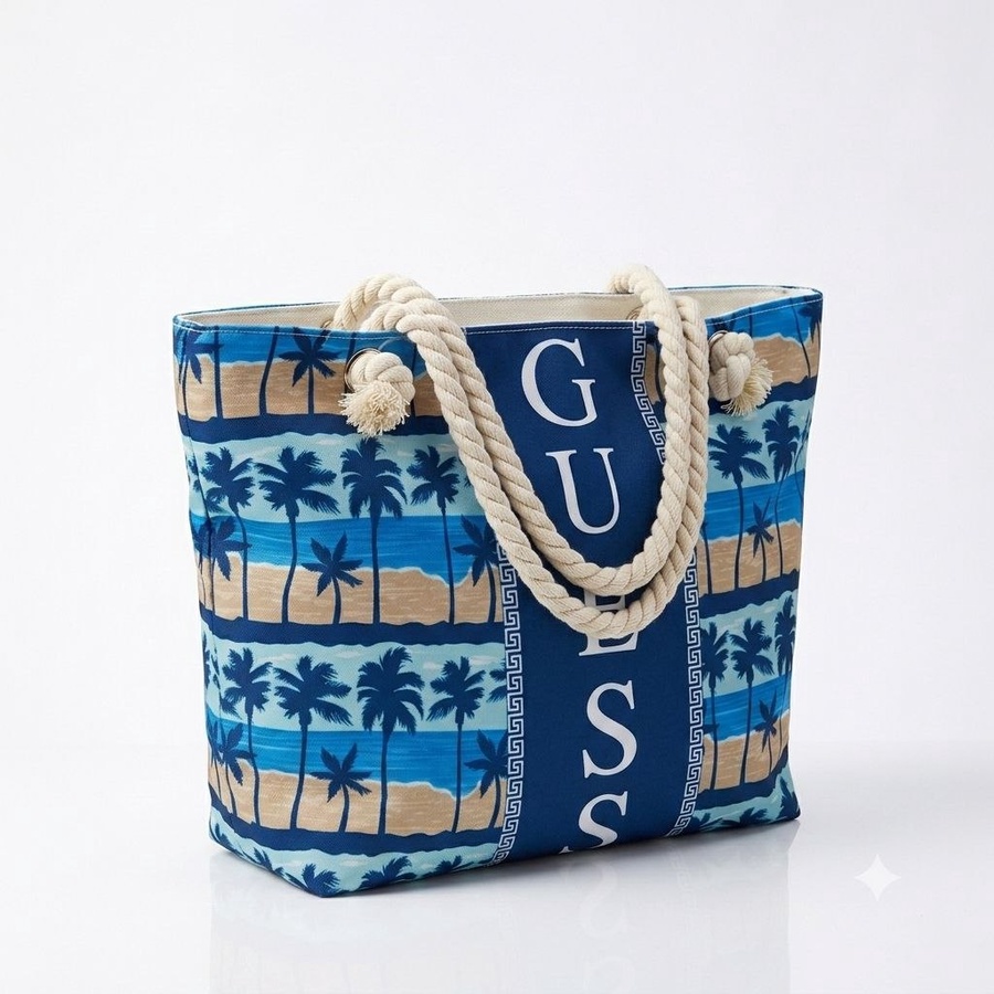 شنطة كتف حريمي صيفية طراز "Guess" - تصاميم استوائية وبحرية أنيقة | Demand & Beyond