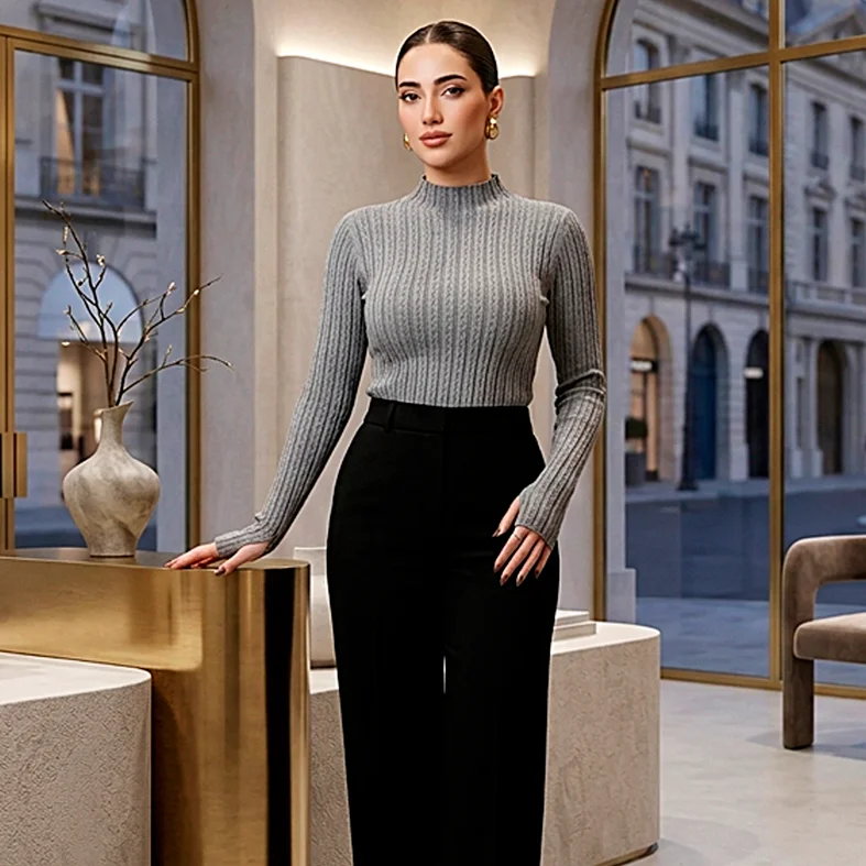 Basic Ribbed Sweater