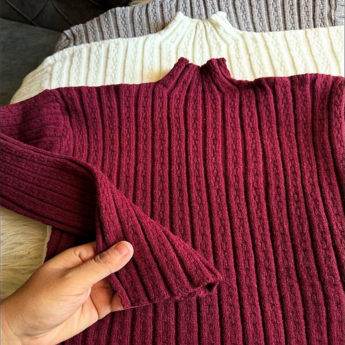 Basic Ribbed Sweater