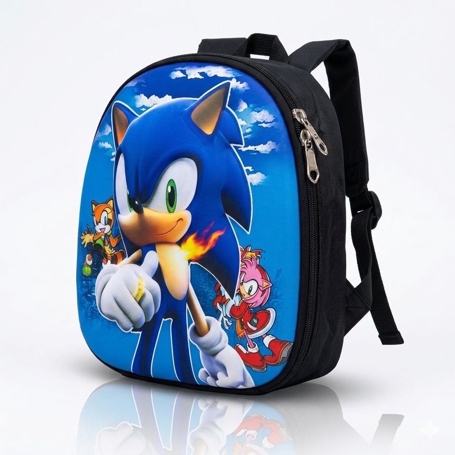  شنطة أطفال أكريليك 3D شخصية " SONIC" للحضانة والخروج   | Demand & Beyond