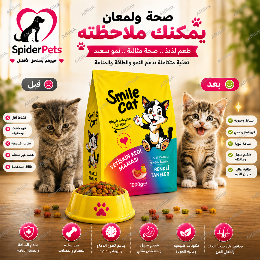 طعام القطط المتنوع