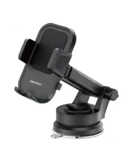 Snzou SN-544 Vacuum Suction Phone Holder Sturdy and Durable Design - Black