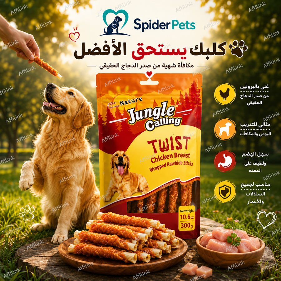 أعواد الدجاج للكلاب