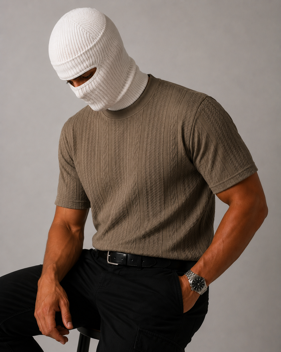 Textured Knit Tee