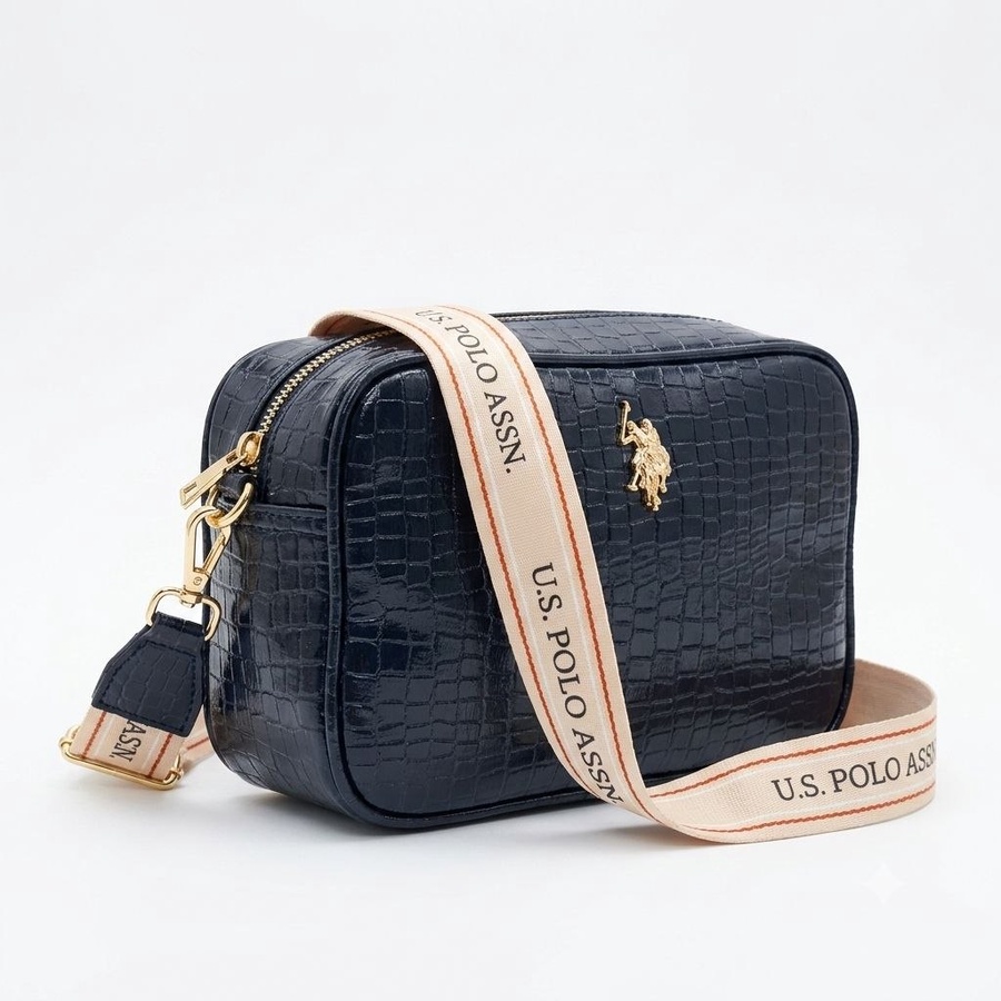 شنط كروس حريمي " U.S. Polo Assn "بتصميم جلد التمساح الفاخر | Demand & Beyond