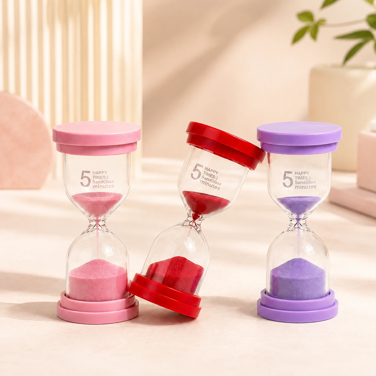 ساعة التحدي الرملية 5 دقائق للأطفال| 5-Minute Sand Timer for Kids