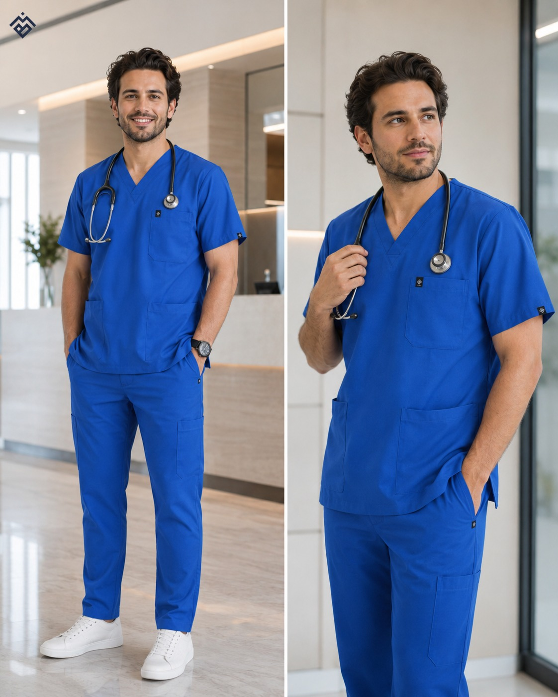 BM Scrup Set Royal blue