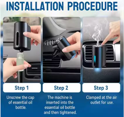 Car Air Vent Aroma Diffuser-KN1