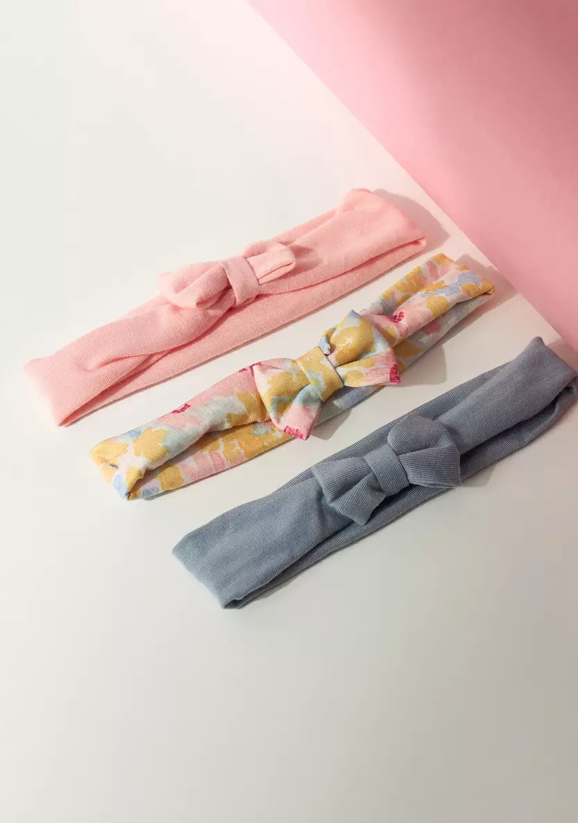  Baby Cute Bow headband x3