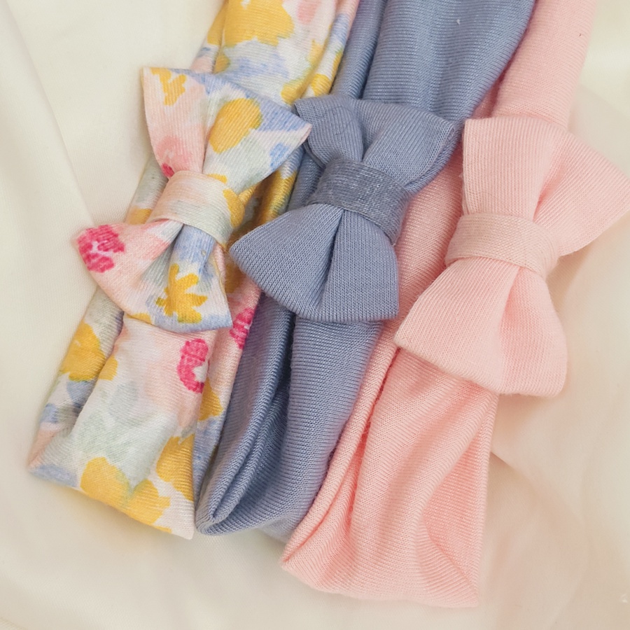  Baby Cute Bow headband x3