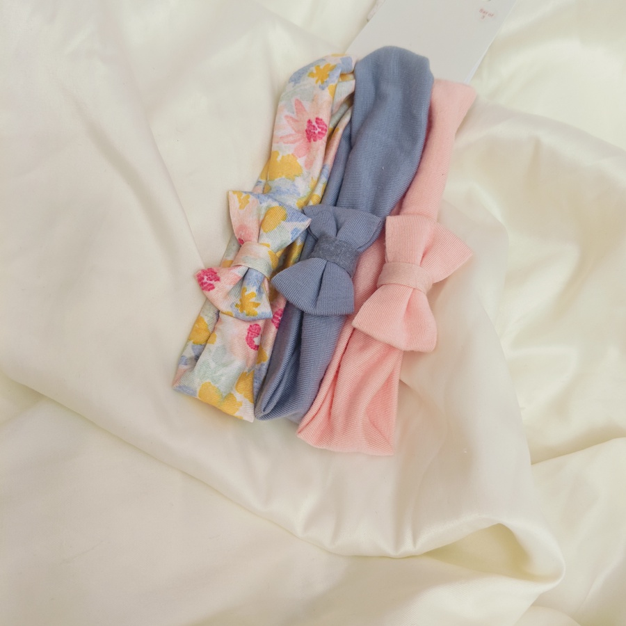  Baby Cute Bow headband x3